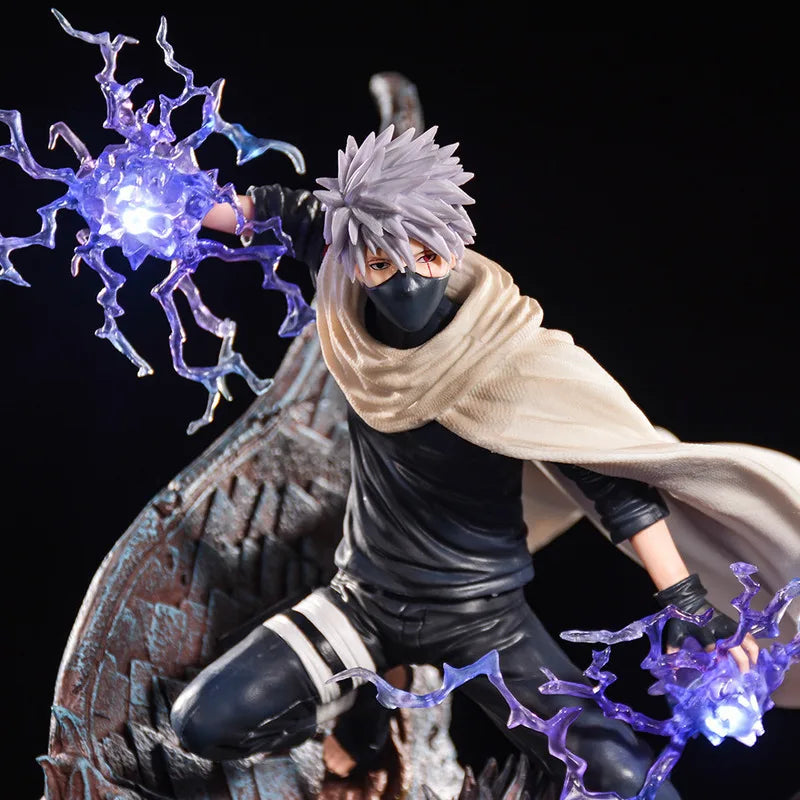 GKNaruto Shippuden Anime Model Figures Hatake Kakashi Action Figure PVC 31cm oversize Statue Figma Figurine Collectible Toys