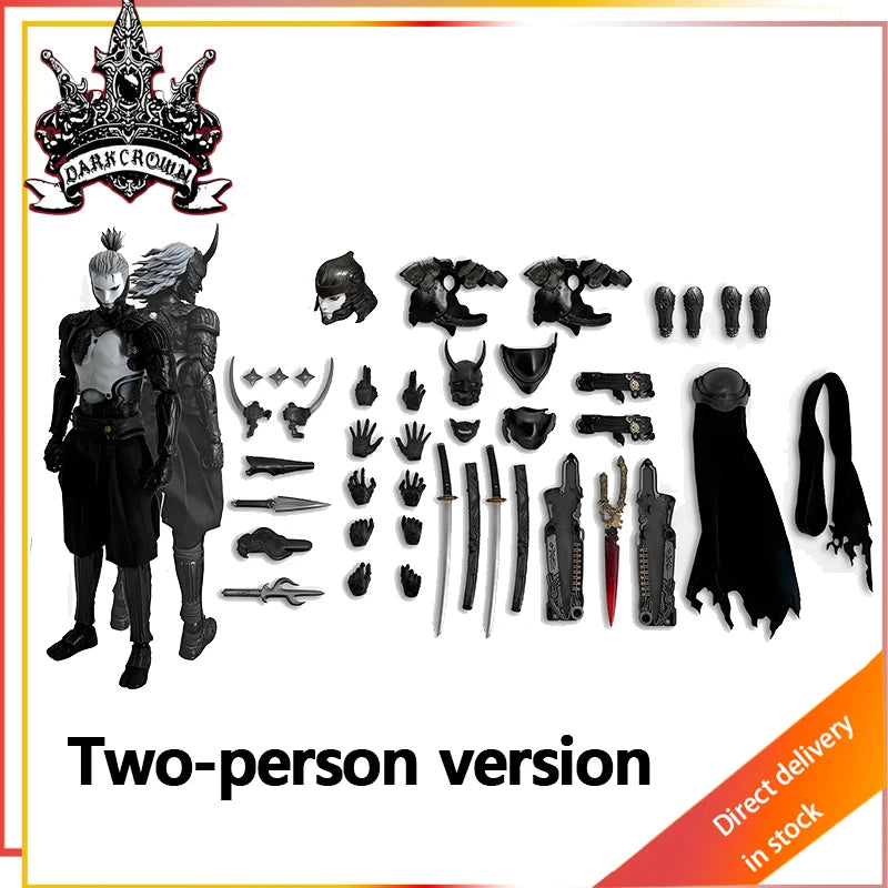 Darkcrowntoys Original God Hunter Saints of The Underworld Yingzang "Burning Soul" Action Joint Mobility Figure Model Toys Gifts