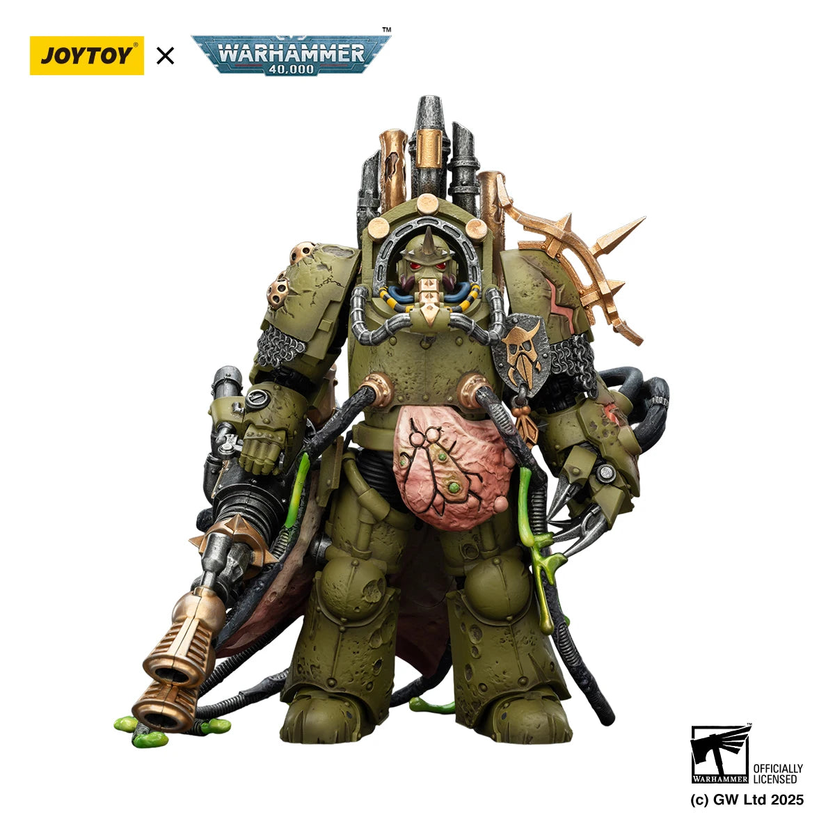 【MT】JOYTOY Warhammer 40K Death Guard Lord of Virulence Foul Blightspawn 1/18 Action Figure Model Toy