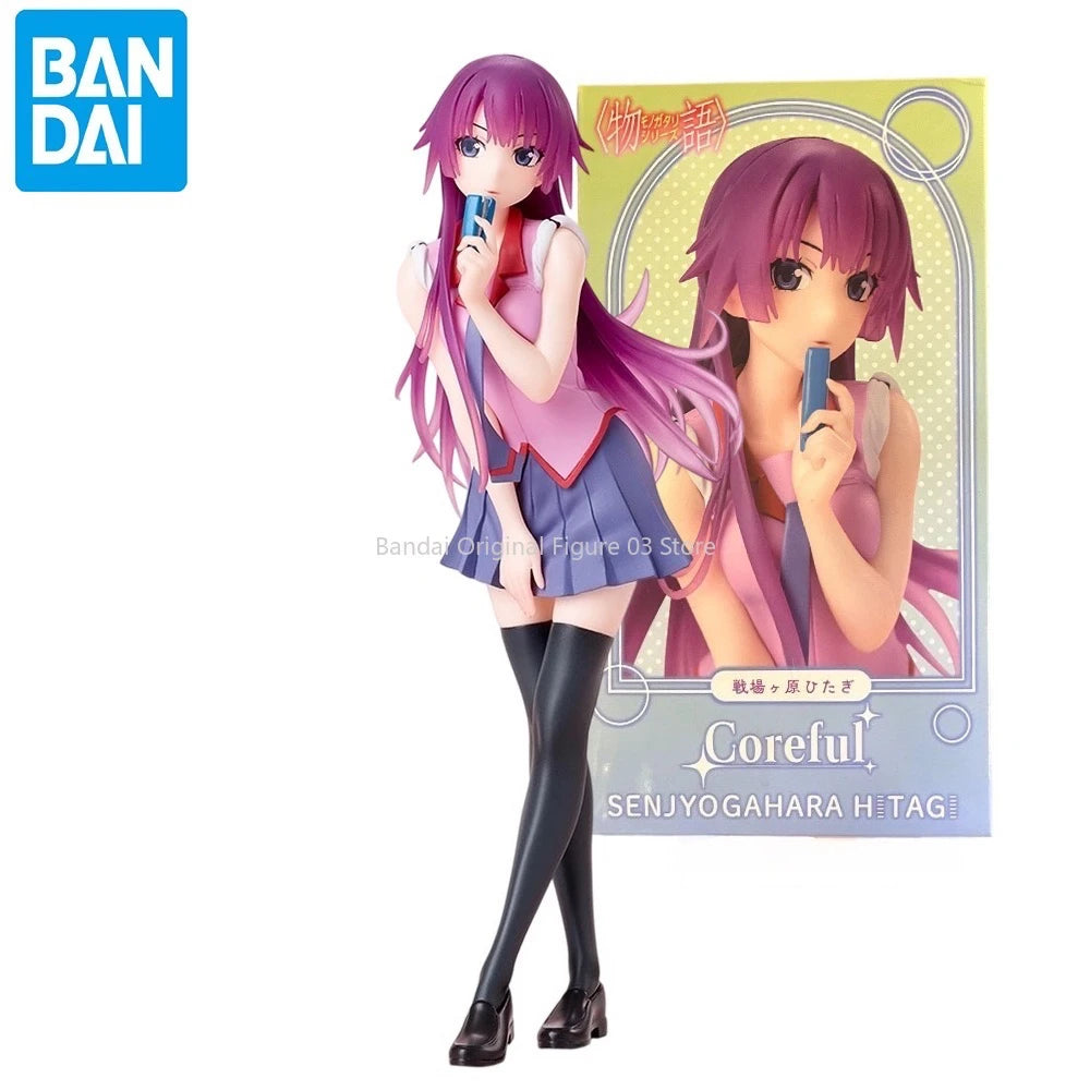 Оригинални, истински TAITO Zoku Owarimonogatari 18 см Senjougahara Hitagi PVC екшън фигурки, колекционерски модели играчки, дропшипинг
