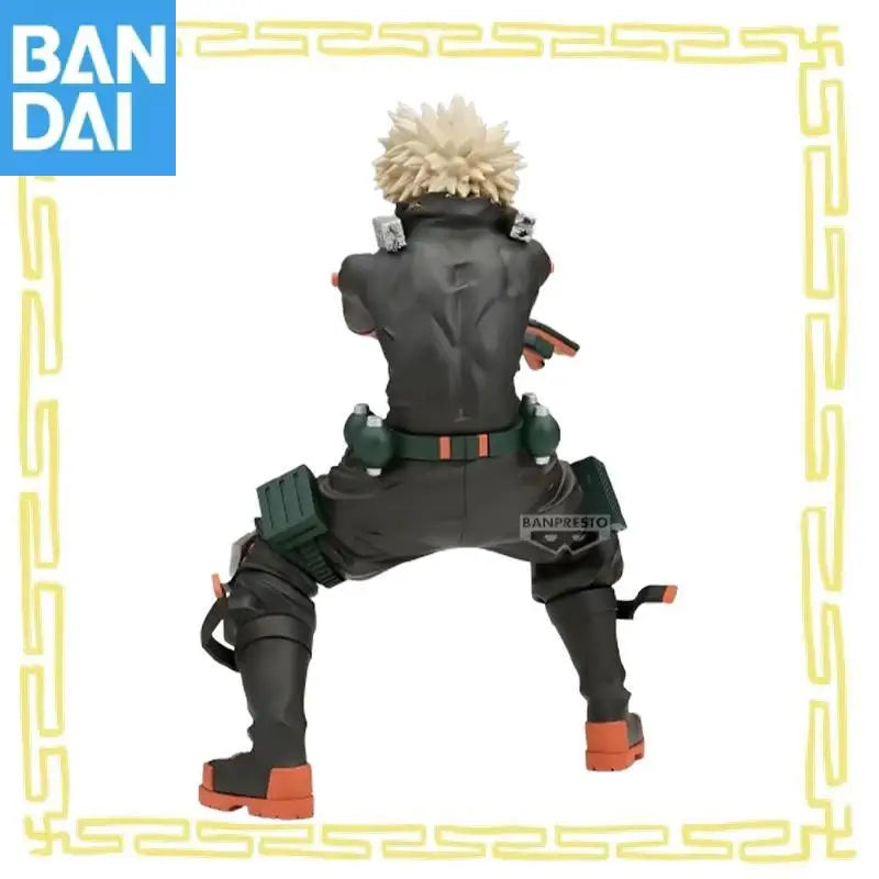 Genuine Bandai Namco Banpresto My Hero Academia Bakugo Katsuki Grandista Anime Figure Model Collector Desktop Ornament Toy Gift