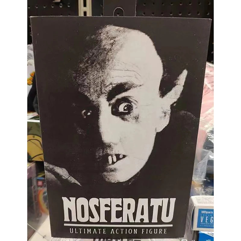 NECA Ultimate Count Orlok Black and White Horror Nosferatu Action Figure Model Toys Birthday Gift