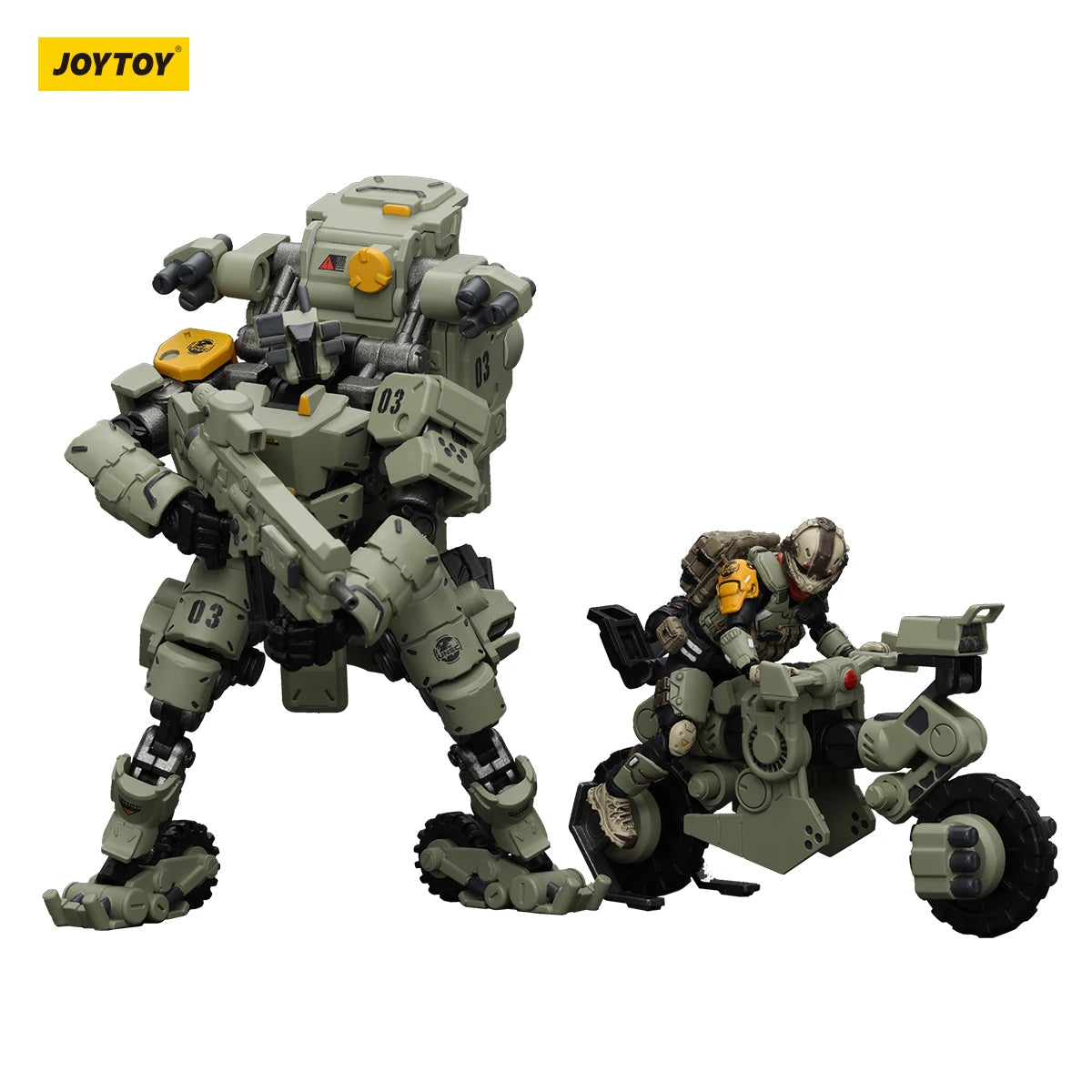 JOYTOY 1/25 Action Figure Fear XS Mech Tactical Assault Night Raid Anime figures Toys Military Model