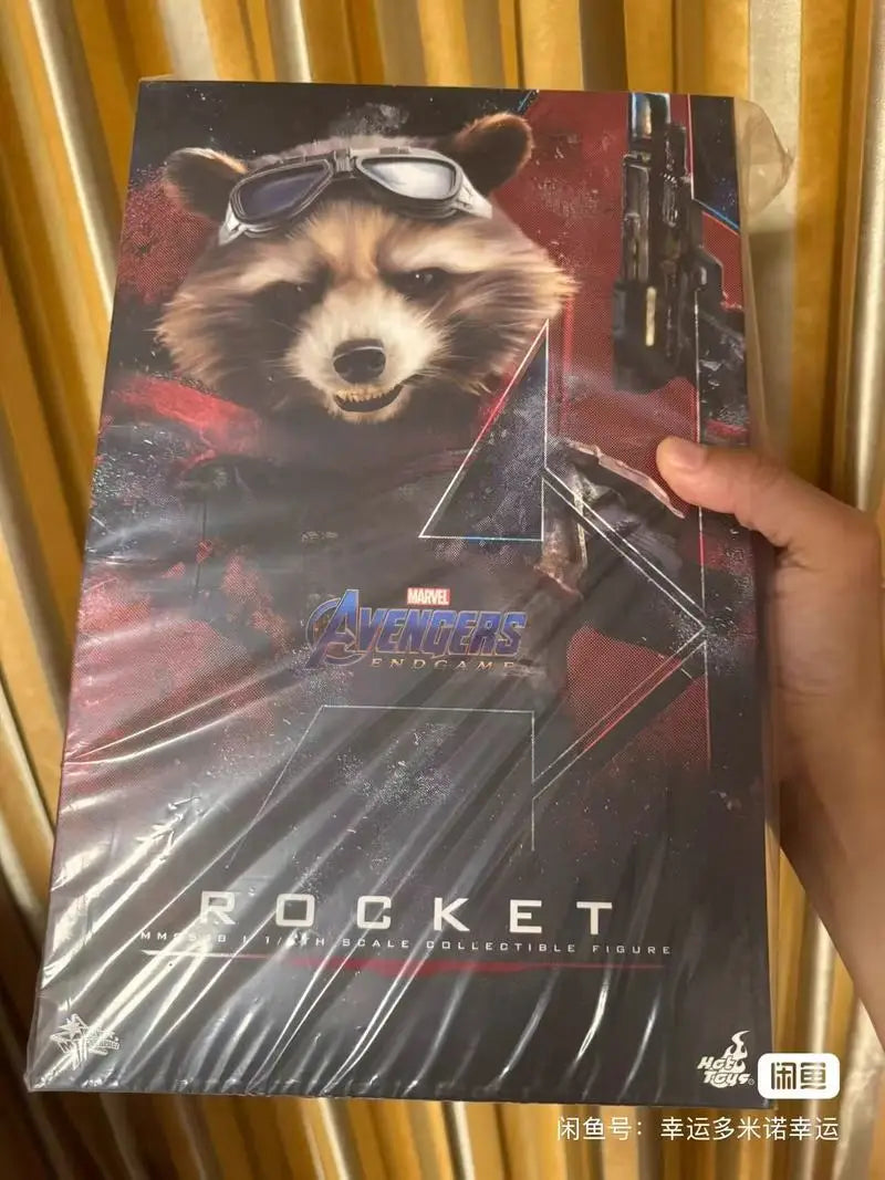 In Stock Genuine HOTTOYS HT MMS708 MMS548 Galaxy Guardians 3 Rocket Raccoon Cosmo Action Figure Model Toys Collection Ornament