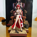 New Honkai Star Rail Himeko Anime Figure Gk Statue Sofa Sitting Pose Desktop Decoration Collectible Pvc Model Collection