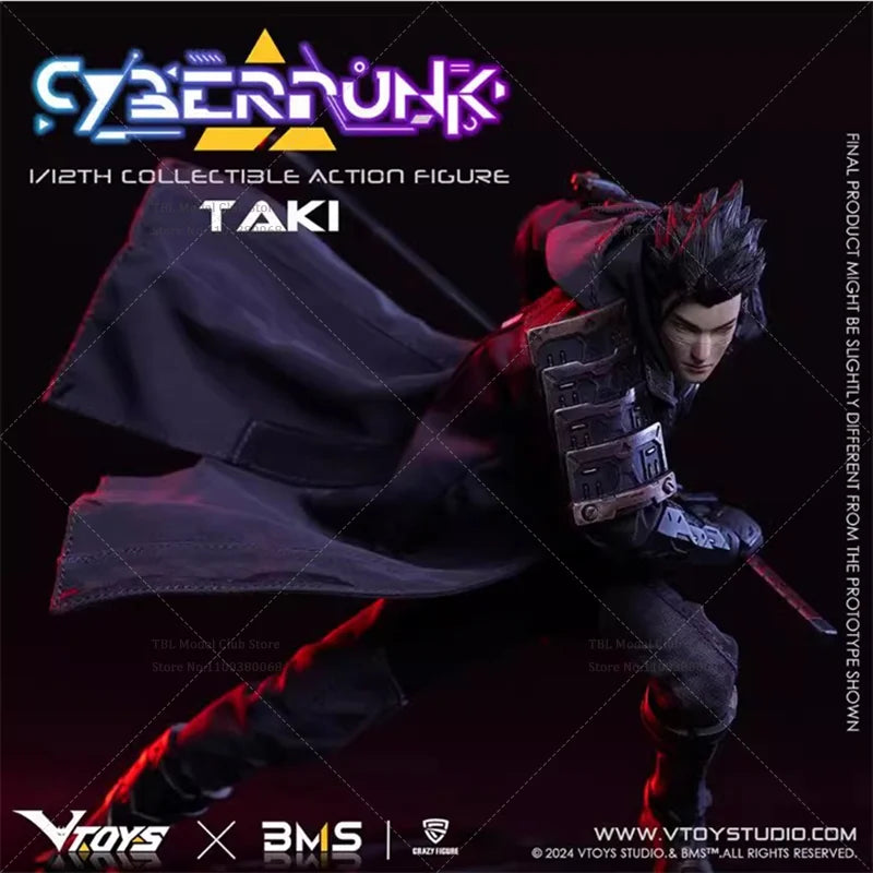 VTOYS VSD010 1/12 Scale Future Technology Aesthetics Cyberpunk Male Samurai 6-inch Full Set Action Figure Male Soldier Toys