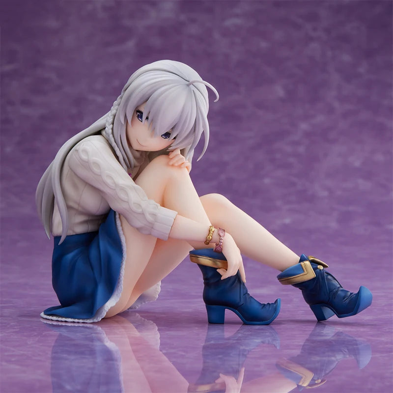 Auf Lager Echte Original Union Creative Elaina Witch's Journey Action Anime Figur Sammlermodell Puppen Statuette Ornament