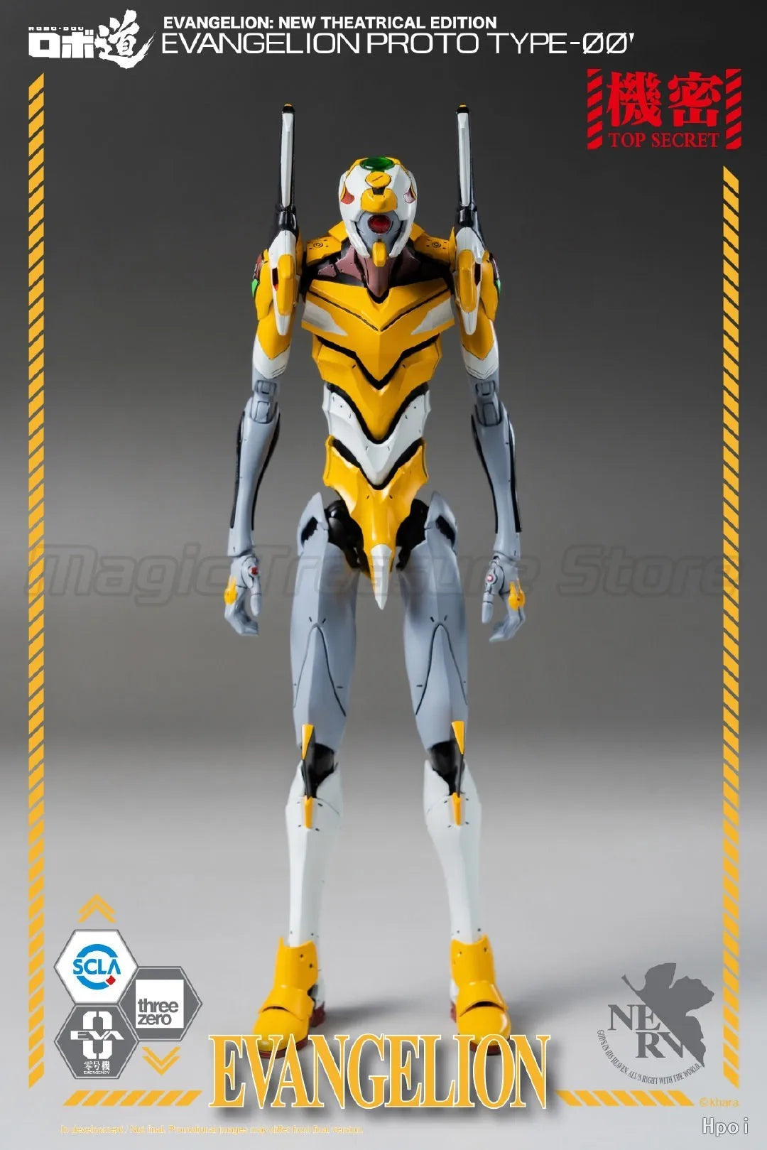 【MT】threezero 3Z0230 ROBO-DOU EVA Unit-00 New Theatrical Version Finished Movable Mecha Anime Figure Toy