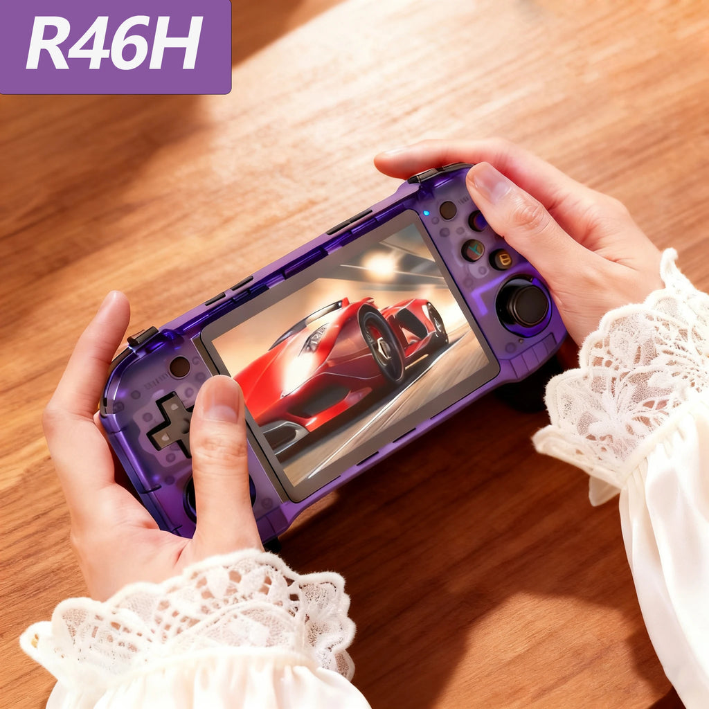 R46H Retro Handheld Game Console With WIFI 4.2inch IPS Screen Game Console Portable Pocket Video Movie Player R36S Pro Max