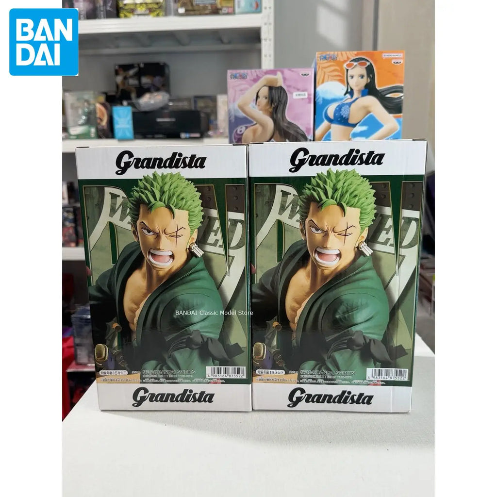 100% In Stock Original Banpresto One Piece Grandista Roronoa Zoro Figure Anime One Piece Model Genuine Boxed Toy
