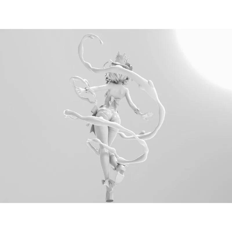 New Anime GK Furina de Fontaine Kawaii Figure Resin DIY Assembly White Model Toys Doll Ornament Gifts