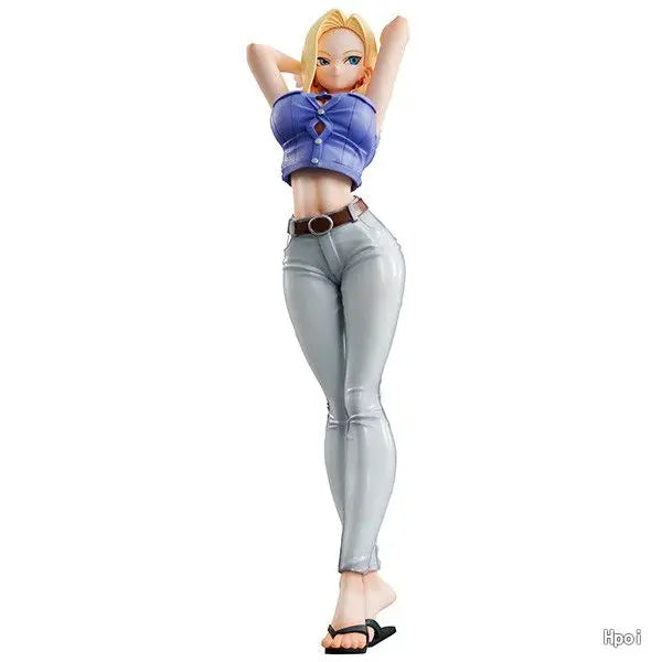 【UA】 MegaHouse Dragon Ball Gals Dragon Ball Z Artificial World No. 18 Ver. III Figures Models Toys Gifts