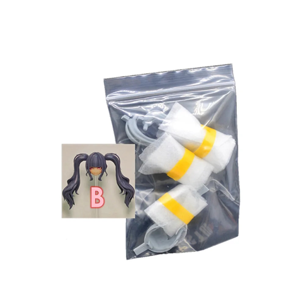 SH 1/12 Machine Girl Goddess Device FS20 Double Ponytail Wavy Hairstyle Modification Resin GK Accessory Model
