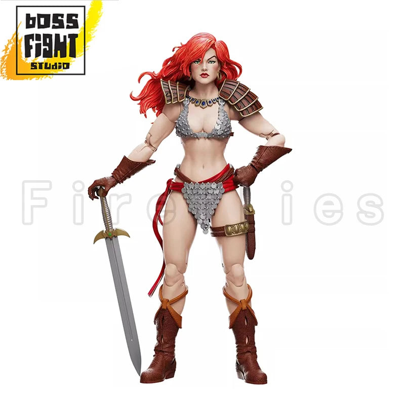 1/12 6inches Boss Fight Studio Action Figure Red Sonja 50th Anniversary EPIC H.A.C.K.S. Anime Collection Model Toy