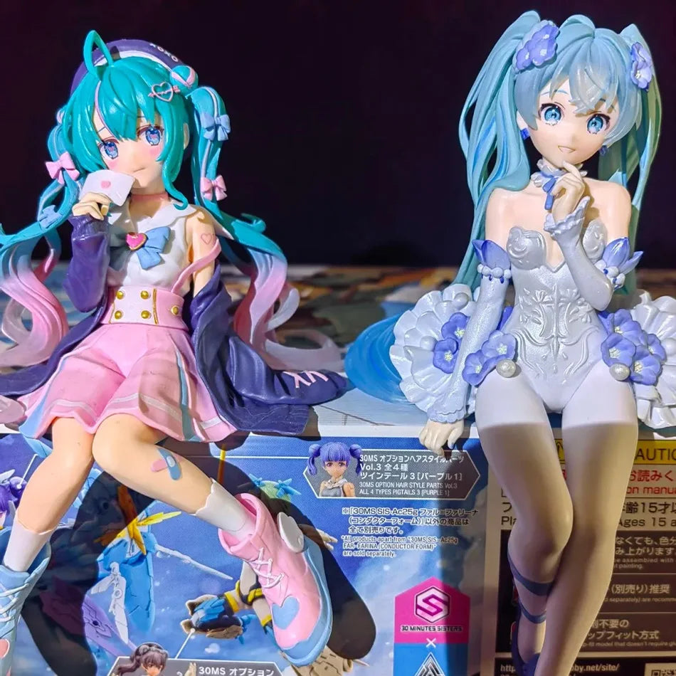 14cm Hatsune Miku Figure 2026 New Sakura & Flower Wedding Ver. Anime Action Figure PVC Collectible Model Toy for Otaku Gift