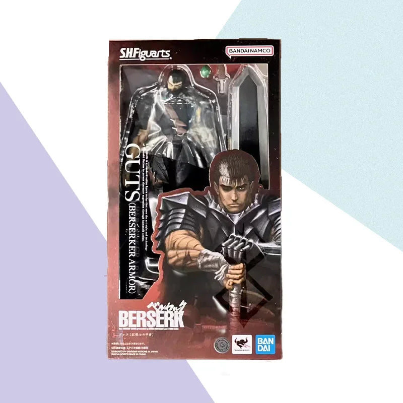In Stock Original box Bandai S.H.Figurats SHF BERSERK GUTS BERSERKER ARMOR Figure Finished Model Anime Action Toy Gift for kids