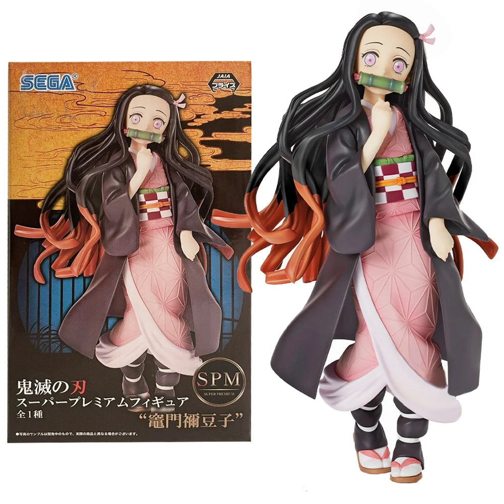 18CM Аниме Demon Slayer Kamado Nezuko Комплект стоящ модел играчка подарък колекция за деца PVC Aciton фигурка
