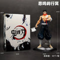 Anime Demon Slayer Himejima Gyomei Actionfigur in stehender Pose, PVC-Modell, Spielzeug, Puppe, Schreibtischdeko, Sammlerstück, Geschenkverpackung