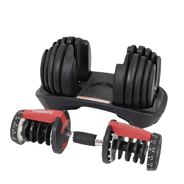 Auf Lager Fitness Freihanteln Langhanteln 24KG 52,5LB Fitnessgeräte Verstellbares Hantelset Für Bodybuilding
