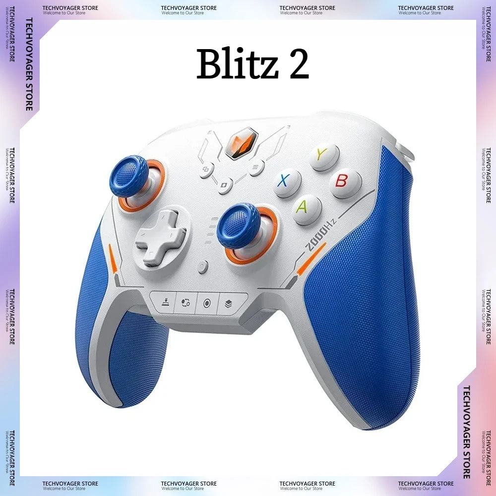 BIGBIGWON Blitz 2 TMR Star Flash Game Handle 2000HZ NS PC Steam Game Wireless Bluetooth Custom Gamepads Controllers Gaming Gifts