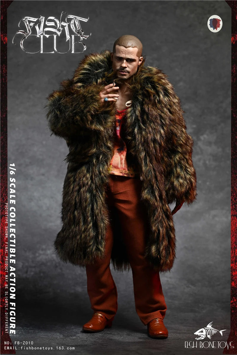 FISH BONETOYS FB-Z010 FB-Z011 FB-Z012 1/6 Collectible Fight Club Jack Tyler Durden 12'' Male Solider Action Figure Model Toy