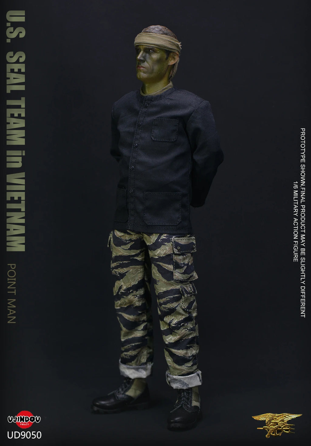 In Stock UJINDOU UD9050 1/6 Scale Male Soldier Vietnam War US Navy SEALs - Vanguard Full Set 6in Collectible Action Figure Body