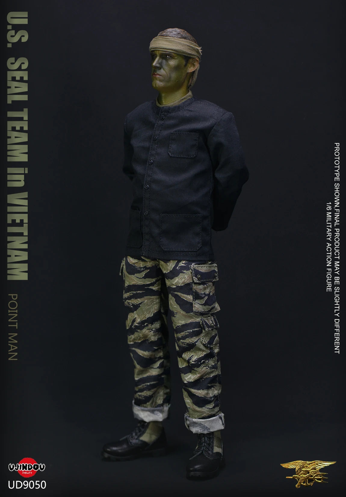 In Stock UJINDOU UD9050 1/6 Scale Male Soldier Vietnam War US Navy SEALs - Vanguard Full Set 6in Collectible Action Figure Body
