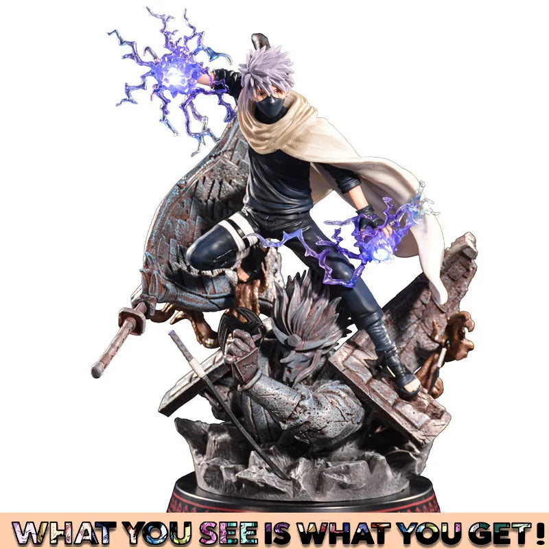GKNaruto Shippuden Anime Model Figures Hatake Kakashi Action Figure PVC 31cm oversize Statue Figma Figurine Collectible Toys