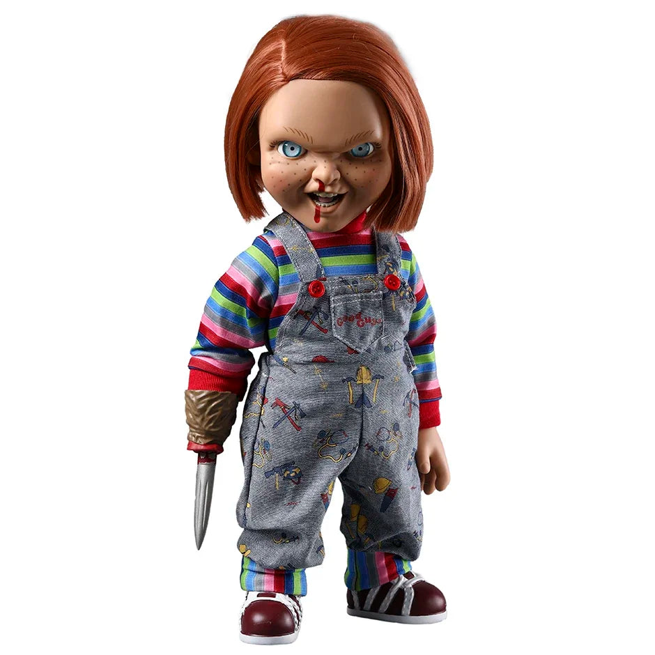 Child's Play - Chucky 15" Good Guy with Sound Sneering Mezco PVC Figure Action Figurine Collectible Model Toy