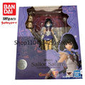 Bandai SHF Sailor Saturn Unpainted Anime Model Figure -Original Stock Doll, Premium Authentic Birthday Gift for Sailor Moon Fans