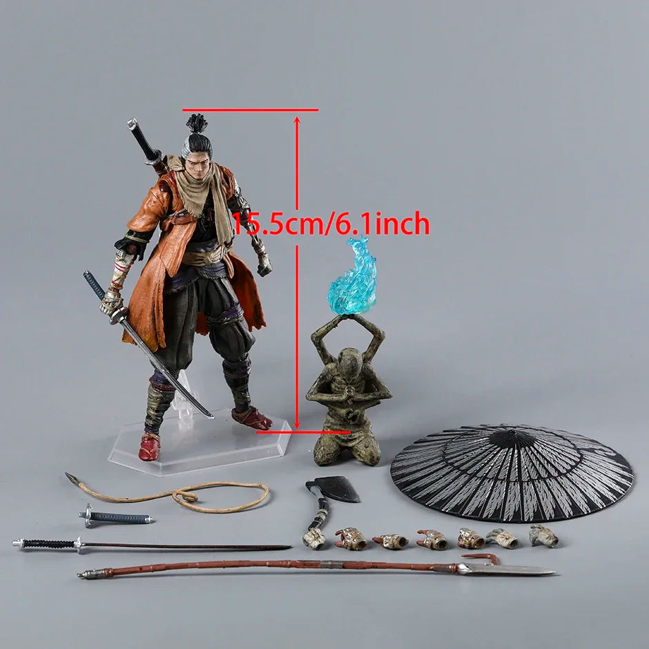 Figma Shadows Die Twice 483-DX Sekiro Action Figure Collectable Joints Moveable Model Toy