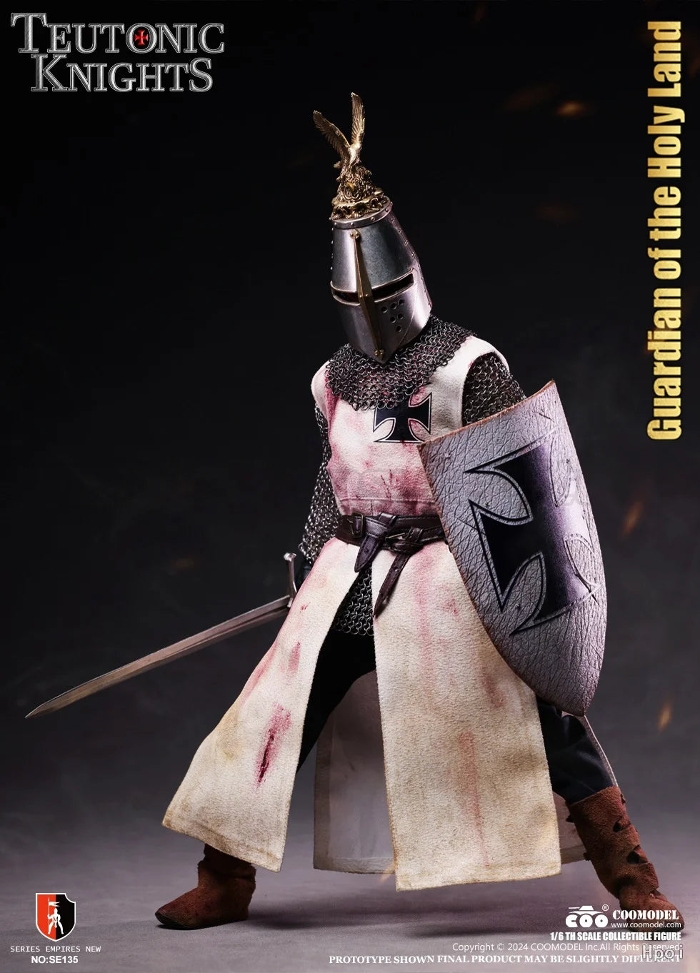 【MT】Original COOMODEL Empire Series SE135 SE136 TEUTONIC KNIGHTS COMMANDER 1/6 Action Figure Toy Collection