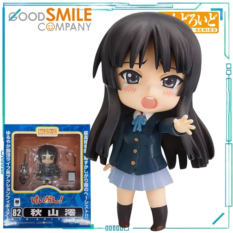GSC Genuine NENDOROID Series K-ON！Qingyin Girl 094 Taguchi Law, 135 Hirasawa Worries, 082 Akiyama Sagami Mobile Model Toy