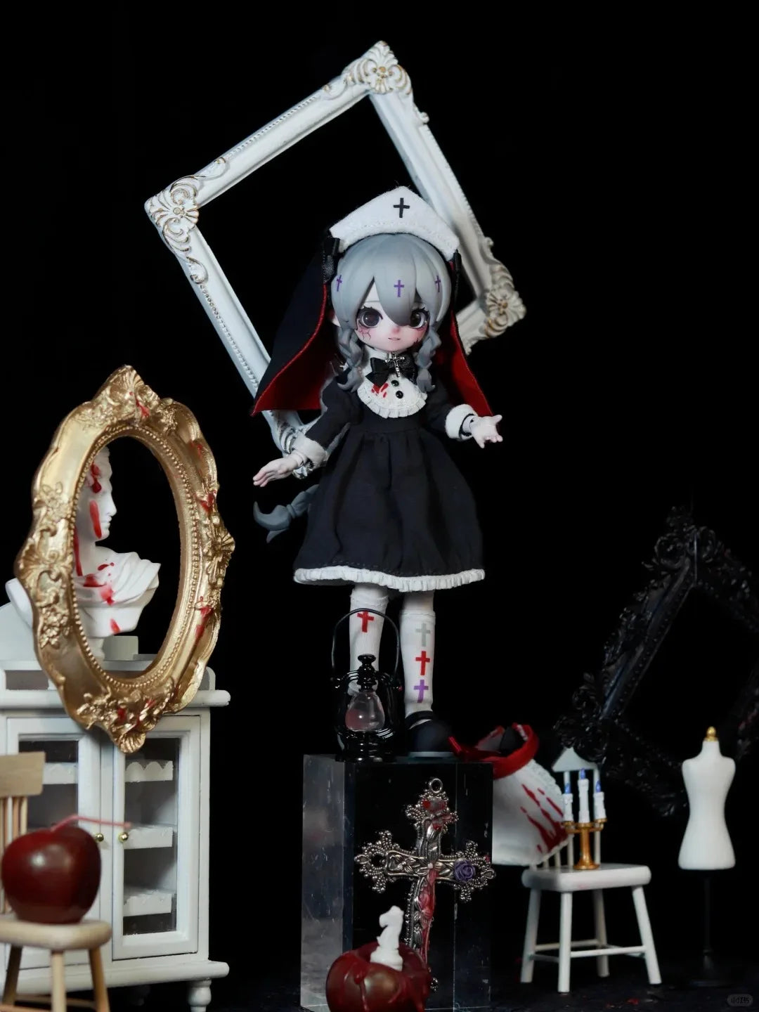 Nyssa Freakish Nightmares Series Blind Box Movable Doll 1/12 Point BJD Action Figure Surprise Desk Ornament Collection Toy Gifts