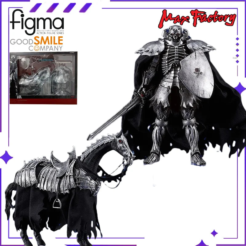【 in Stock 】 Max Factory Original Figma # 634-DX Sword Wind Legend Skeleton Knight DX Version Game Mobile Doll Model Toy