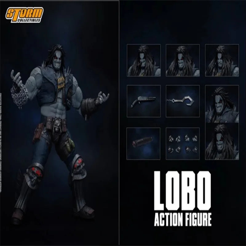 New DCIJ05 Storm Toys 1/12 Soldier Doomsday DARKSEID Bane LOBO ARES 6'' Action Figures Model In Stock For Fans Collection