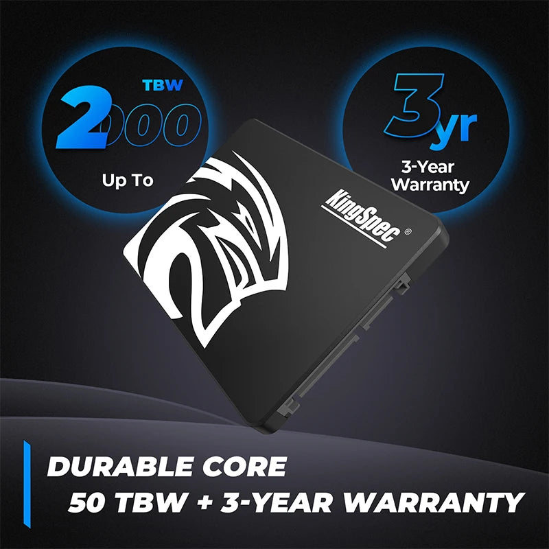 KingSpec Hdd 2.5 SATA3 SSD 512GB Internal Solid State 128GB 256GB 1TB Hard Drive for Laptop Hard Disk Desktop