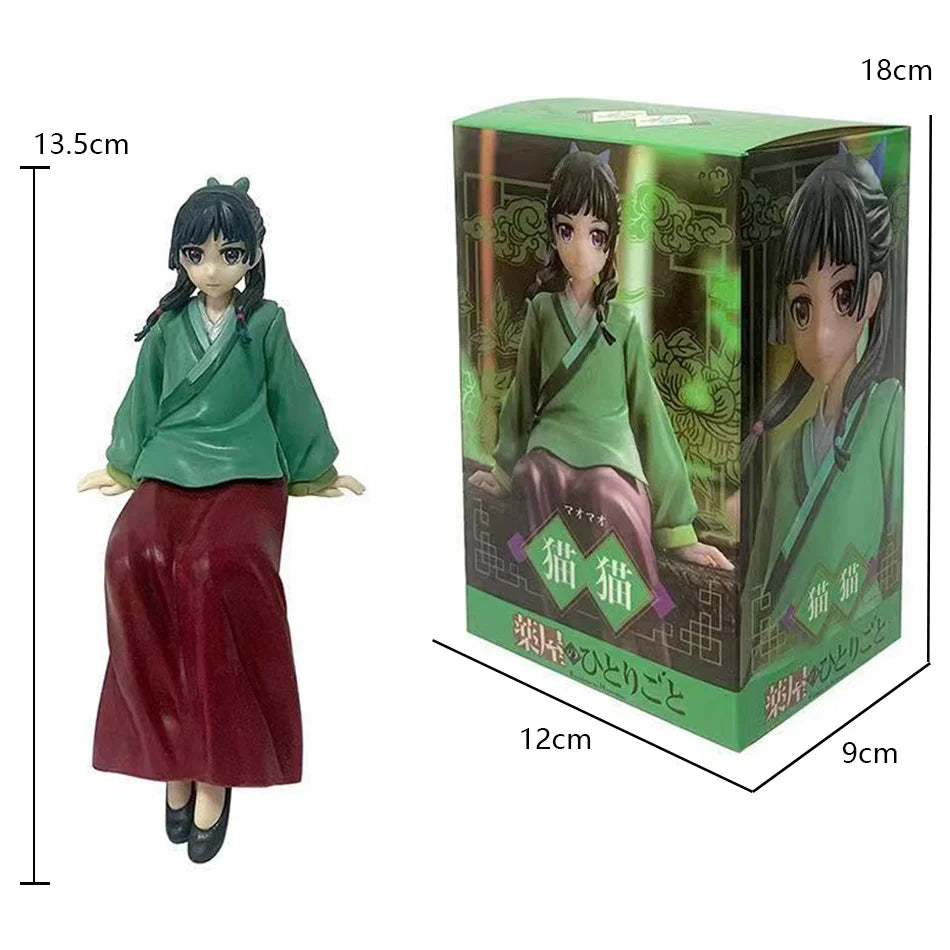 New Anime The Apothecary Diaries Figure 17cm Maomi Action Figural Pvc Model Kawaii Car Decoration Doll Children Toys Christmas