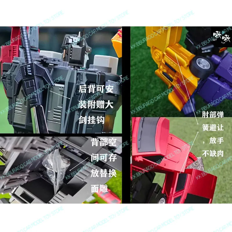 QQT Toys Liberation Packege With Fanstoys Mennasor Ft-31 Big Framework Skeleton Upgrade Kit Combiners Accessory Model Figures