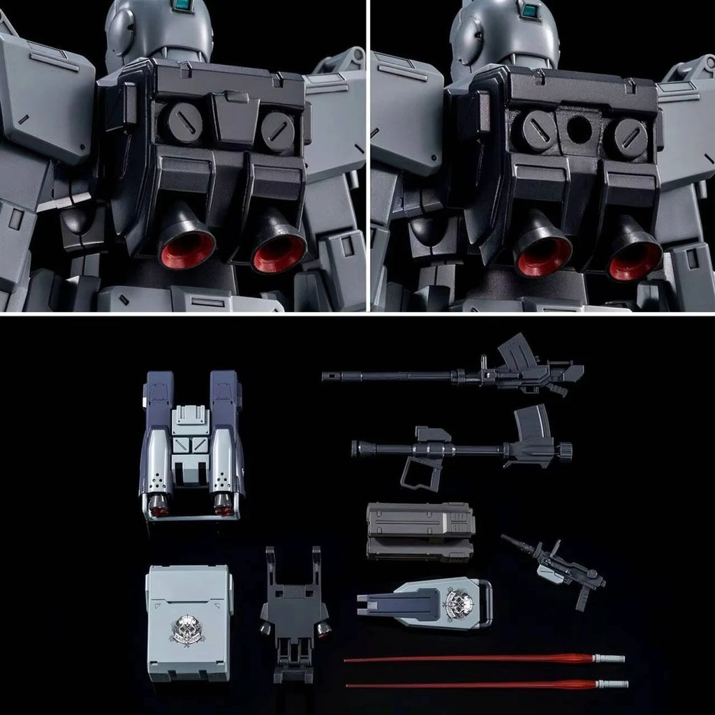 Kk Model Slave Wraith Hg 1/144 Rx-79 G In Stock Sw Toys Backpack With Parachute Assembly Model Kit Action Figure Robot Gifts