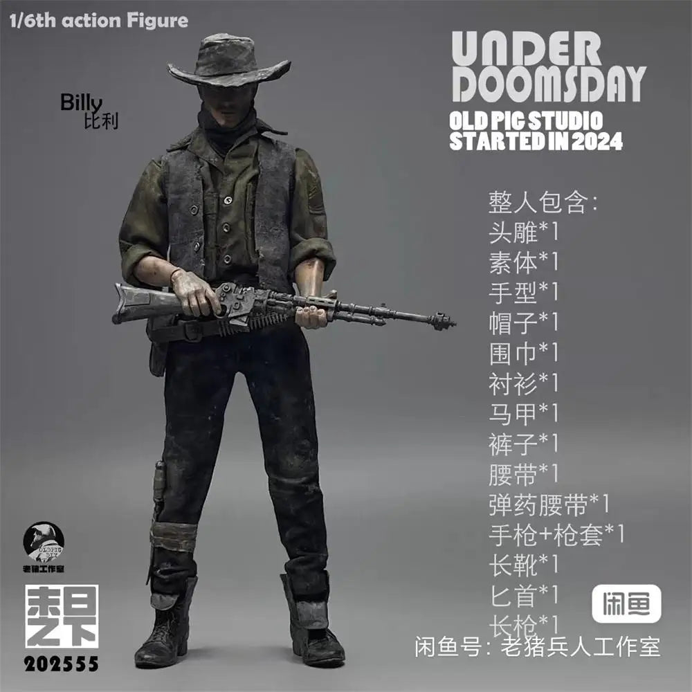 1/6th In Stock 3ATOYS Residents Walking Dead Zombie Survivor Face Version 3.0 Full Set Moveable Action Figure Gift For Fans