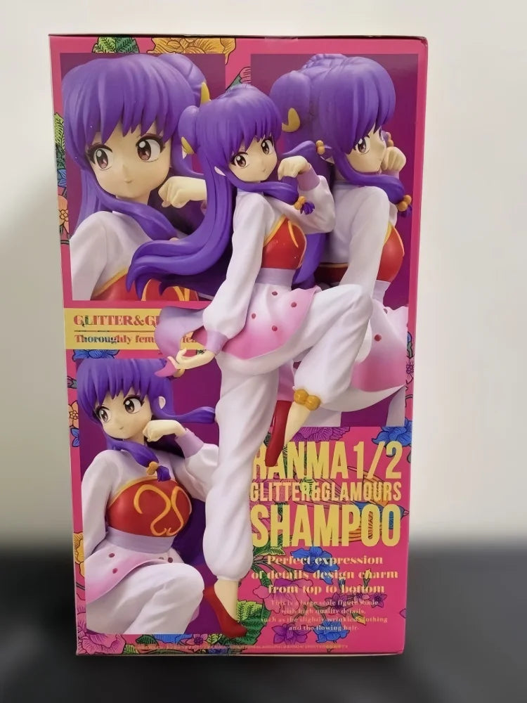 Original BANPRESTO GLITTER&GLAMOURS Ranma 1/2 Shampoo Figure Anime Model Toy