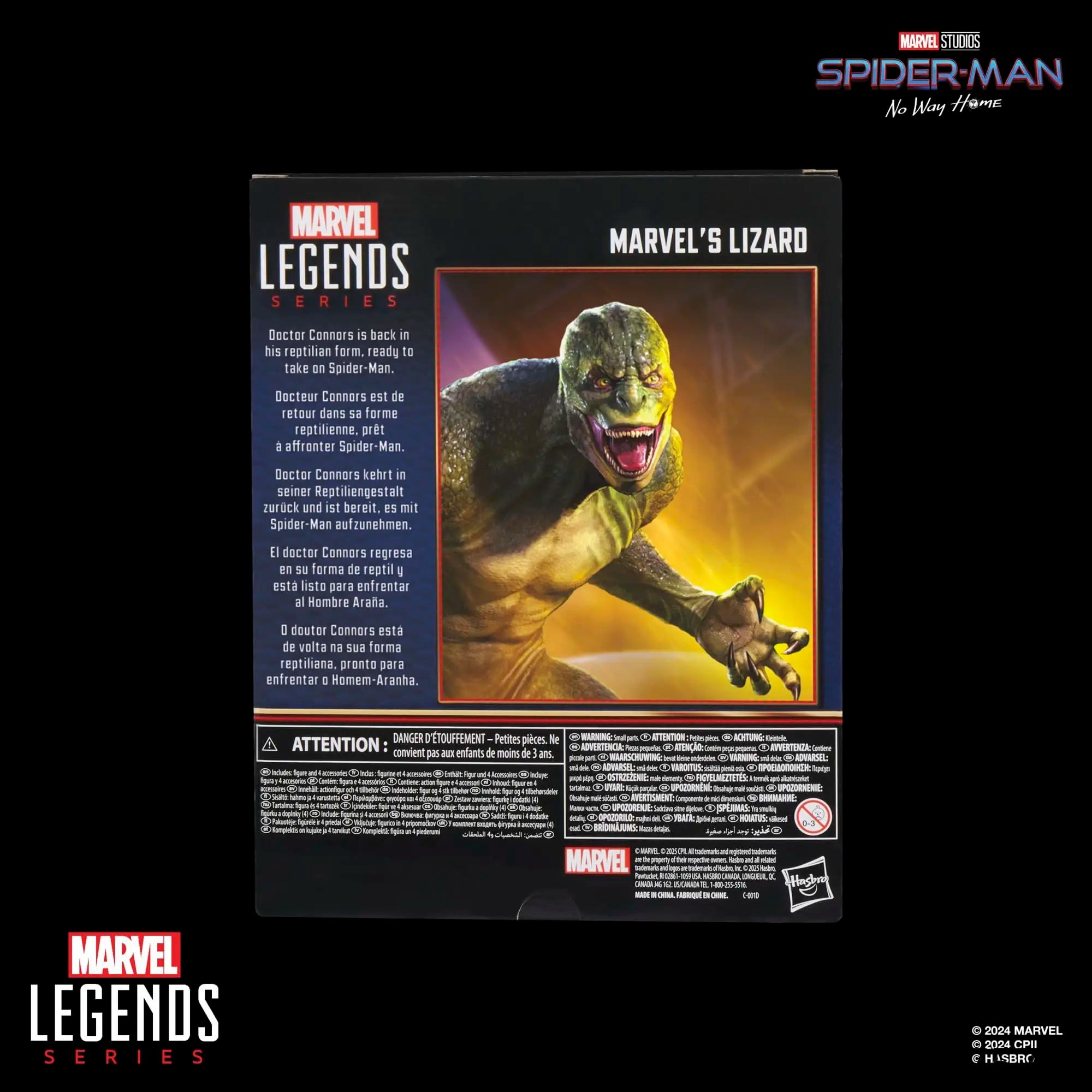 Hasbro Marvel Legends Series Lizard, Spider-Man: No Way Home Deluxe Collectible 6 Inch Action Figure G0593