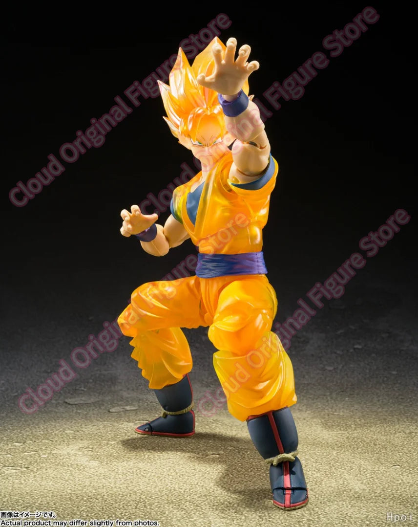 In Stock 100% Original Bandai SHF Dragon Ball Z TAMASHII NATIONS STORE Anime Figure Collectible Model Toys Hobby