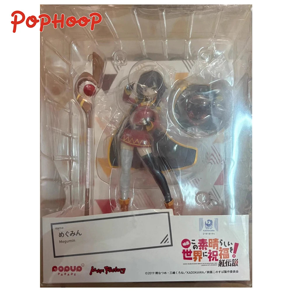 Genuine GSC POP UP PARADE Megumin KonoSuba Original Action Figure Anime Model Statue
