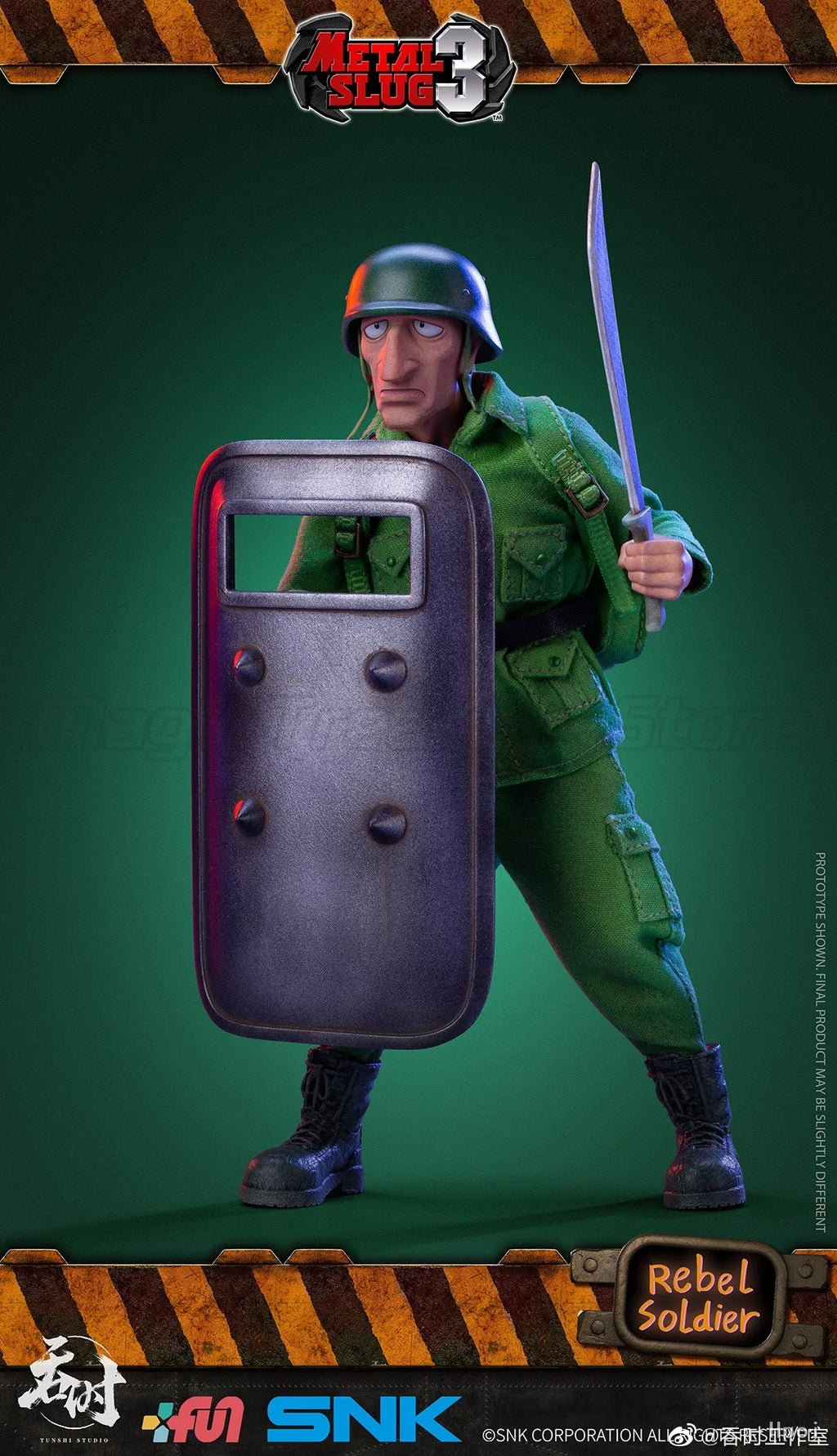 【MT】Original TUN SHI Metal Slug 3 Rebel Soldiers Single Set 1/12 Action Figure Toy Collection