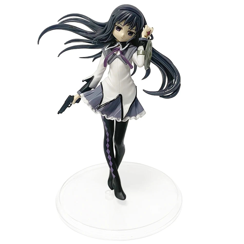 Anime Puella Magi Madoka Magica Figur 17cm Akemi Homura Action Figural Pvc Modell Kawaii Dekoration Puppe Kinder Spielzeug Weihnachtsgeschenk