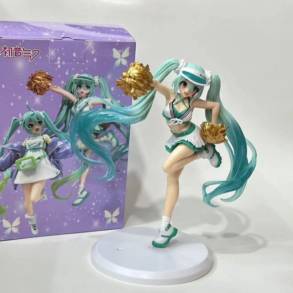 Anime Hatsune Miku Figure Wedding Dress Action Figures Kawaii Swimsuit Vocaloid PVC Collectible Model Toys Girl Gift