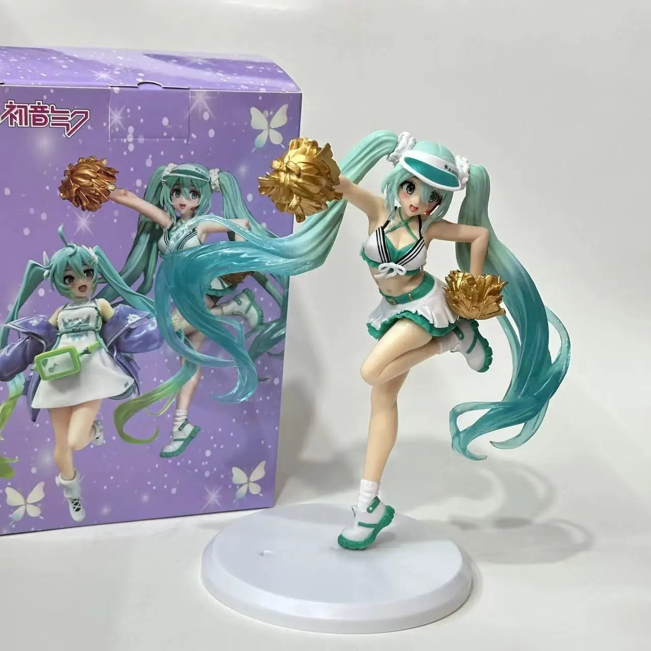 Anime Hatsune Miku Figure Wedding Dress Action Figures Kawaii Swimsuit Vocaloid PVC Collectible Model Toys Girl Gift