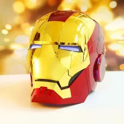 NEW Marvel Avengers 1/1 Iron Man Mk5 Helmet Wearable Automatic Voice-Activated Electric Open And Close Series Toy Birthday Gift